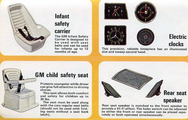 1971 Chevrolet Accessories Booklet Page 3